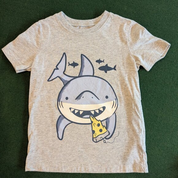 Bundle Boy's Shark Short Sleeve T-shirts 4T 💙 - Picture 2 of 15